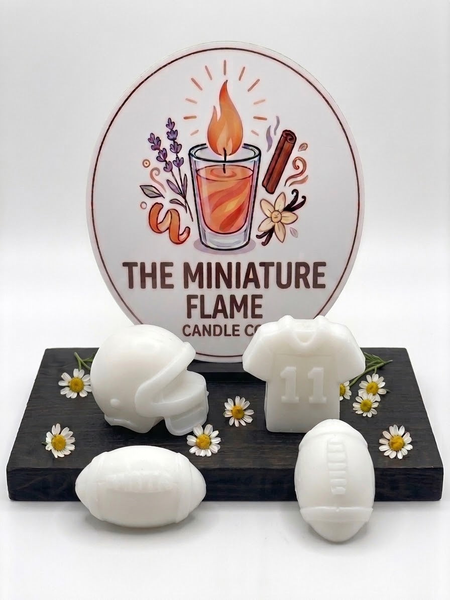 Miniature Football Wax Melts (Assortment of 4)