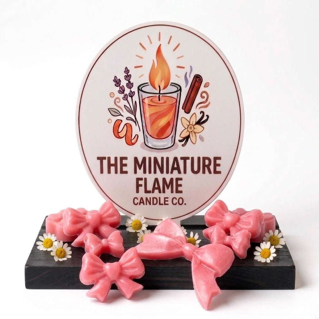 Miniature Bow Wax Cake Toppers (Assortment of 6)